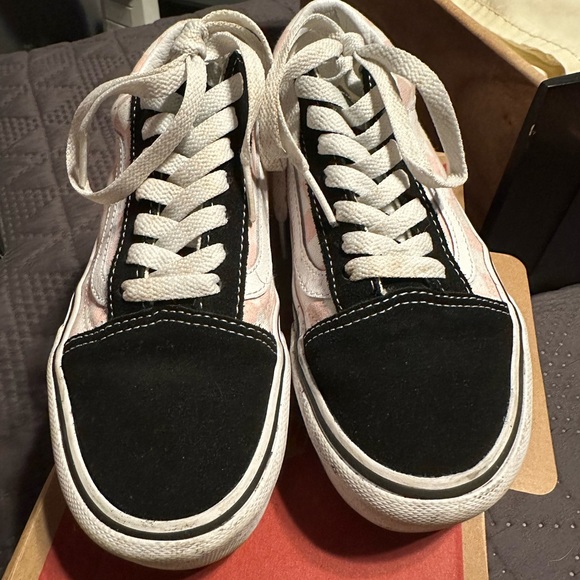 Checkered Old Skool Platform Vans - Picture 2 of 8